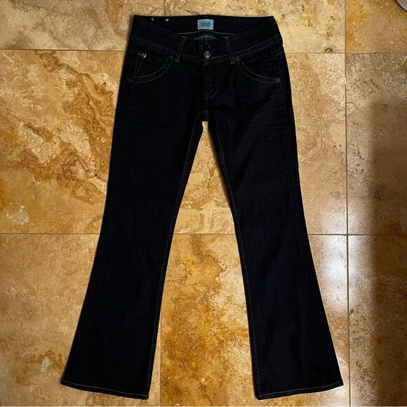 NEW Hudson Bootcut Petite Signature Midrise Dark Wash Denim Jeans Sz 26 NWT - Picture 5 of 15
